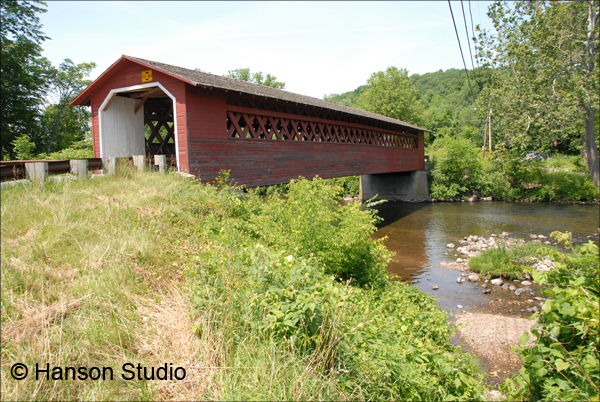 Bennington, VT - Henry Bridge - End - Summer